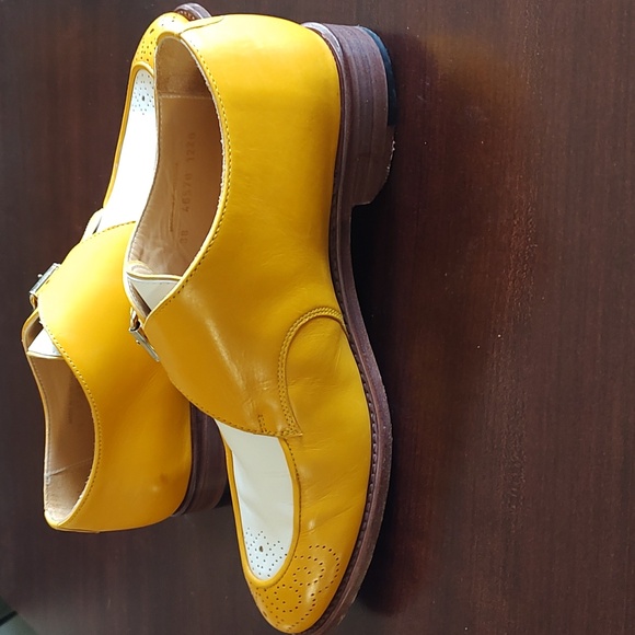 The Office of Angela Scott Mr. Georgie Size 38/8 Saffron and White - Picture 6 of 8